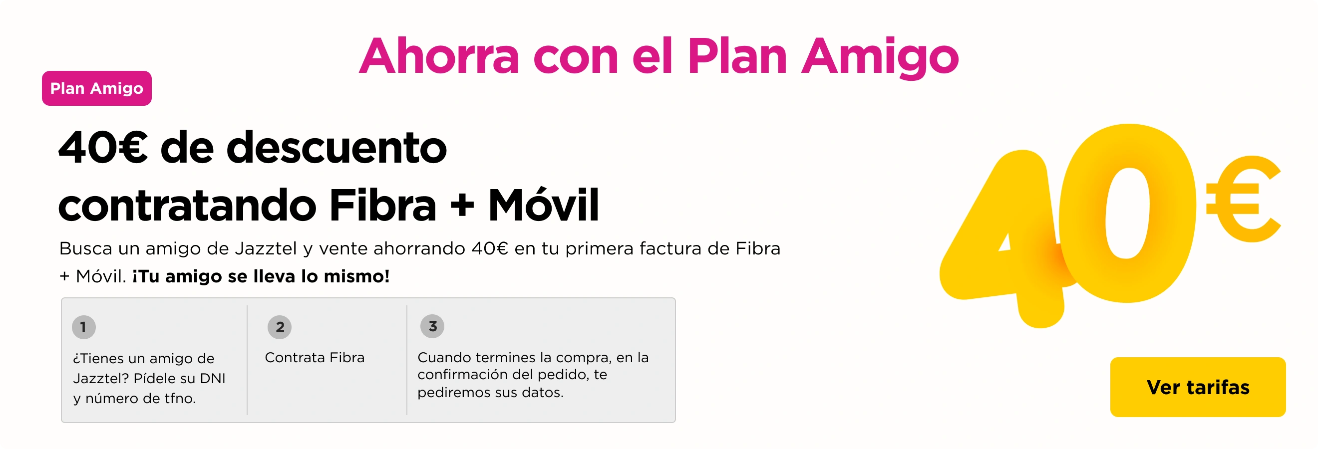 Plan Amigo Jazztel: invita y ahorra