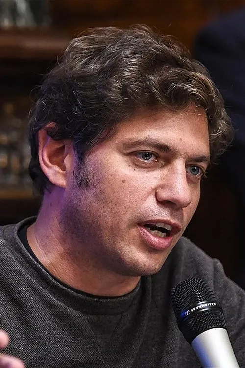 Axel Kicillof interpretando a 