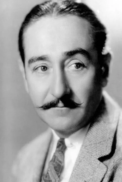 Foto de perfil del actor Adolphe Menjou en el reparto