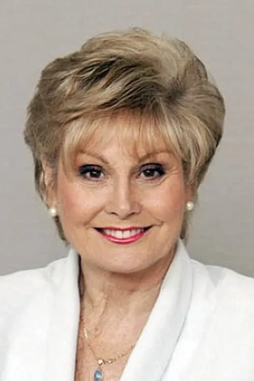 Angela Rippon interpretando a Self - Reporter