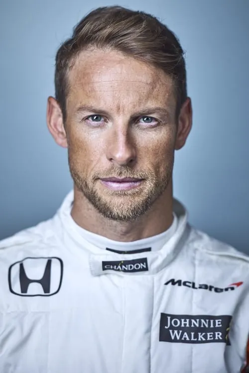 Jenson Button interpretando a 