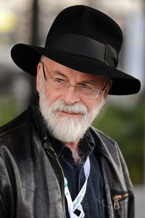 Terry Pratchett interpretando a 