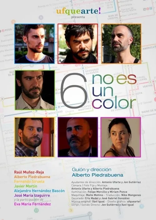 Póster de la película 6 no es un color