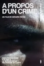 Póster de la película A Propos D'Un Crime