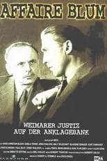 Heini Göbel interpreta a Wilhelm Platzer en Affäre Blum