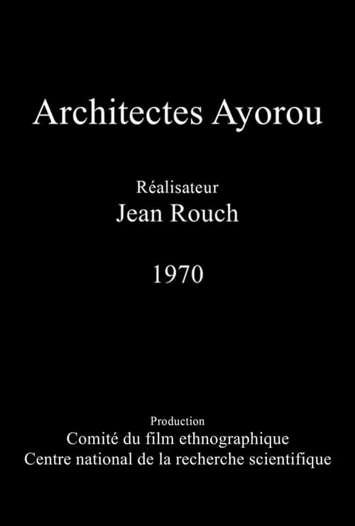 Póster de la película Architectes Ayorou