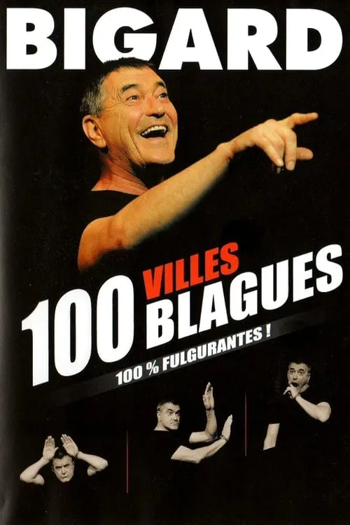 Póster de Bigard 100 villes 100 blagues