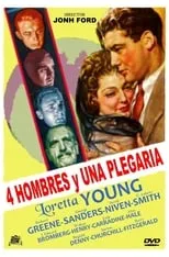 Richard Greene interpreta a Geoffrey Leigh en Cuatro hombres y una plegaria