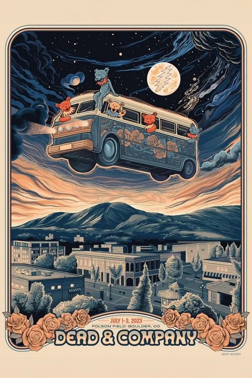 Poster de Dead & Company: 2023-07-01 Folsom Field, Boulder, CO, USA