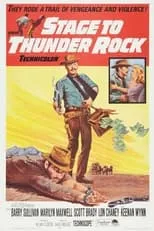 Robert Lowery en la película Diligencia a Thunder Rock