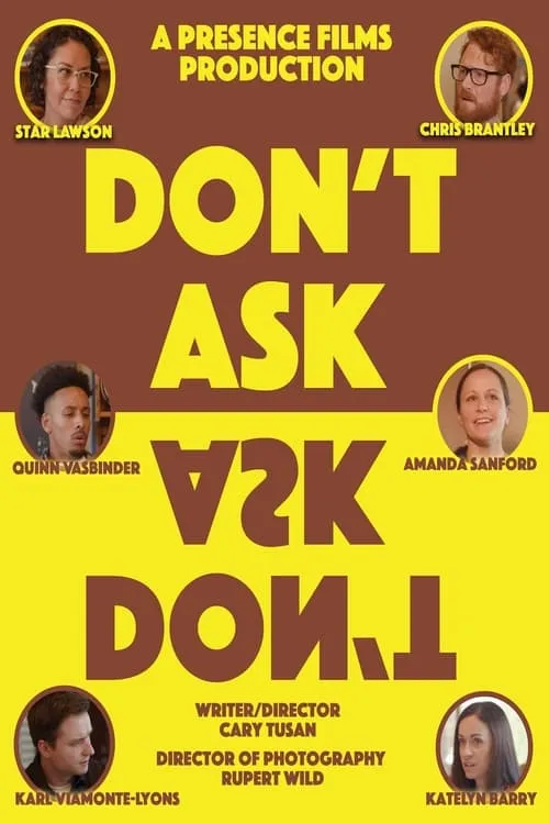 Póster de la película Don't Ask