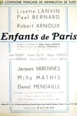 Póster de Enfants de Paris