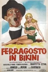 Enzo Garinei interpreta a bagnante delle parole crociate en Ferragosto in Bikini