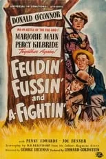 Penny Edwards interpreta a Libby Mathews en Feudin', Fussin' and A-Fightin'