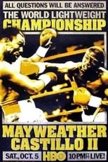 Poster de Floyd Mayweather Jr. vs. Jose Luis Castillo II