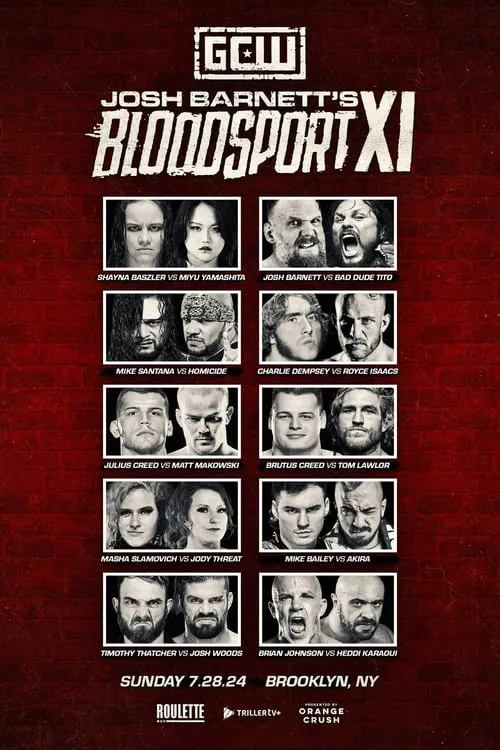 Poster de la película GCW Josh Barnett's Bloodsport XI - Películas hoy en TV