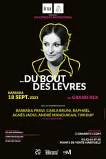 Barbara Pravi interpreta a Self - Performer en Immortelle Barbara - « …Du bout des lèvres » au Grand Rex à Paris, le 18/09/2023