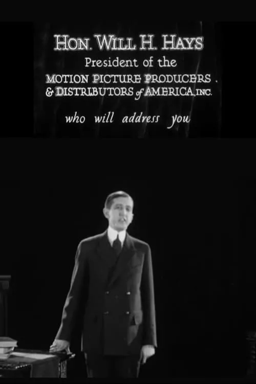 Póster de la película Introductory Speech by Will H. Hays