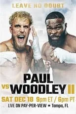 Poster de Jake Paul vs. Tyron Woodley II