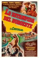 Joan Leslie interpreta a Chris Johnson en la estampida del noroeste