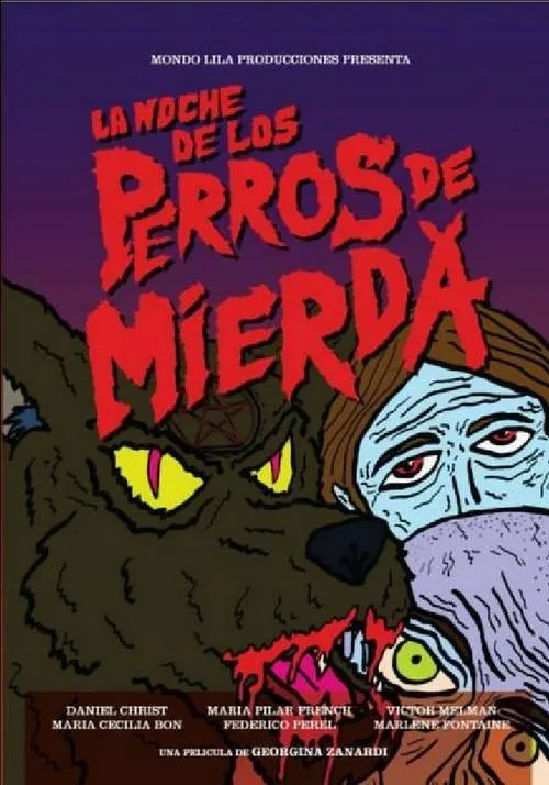 Póster de la película La Noche de los Perros de Mierda.