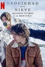 Enzo Vogrincic en la película La sociedad de la nieve: ¿Quiénes fuimos en la montaña?