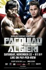 Manny Pacquiao interpreta a Self en Manny Pacquiao vs. Chris Algieri