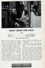 Hal Clements es The Janitor en Man's Greed for Gold