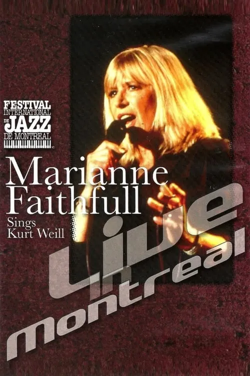 Poster de Marianne Faithfull Sings Kurt Weill