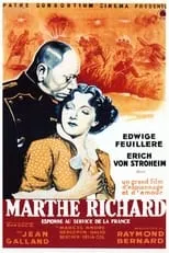 Película Marthe Richard, au service de la France