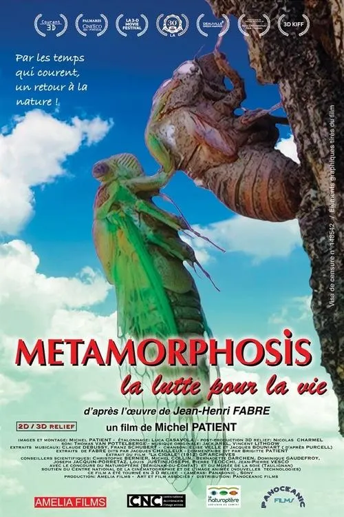 Póster de la película Metamorphosis, la lutte pour la vie