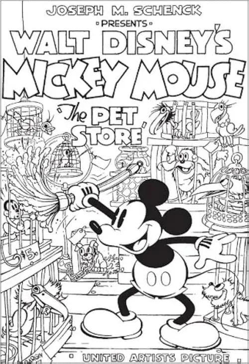 Póster de la película Mickey Mouse: La tienda de mascotas