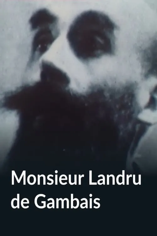 Póster de la película Monsieur Landru de Gambais