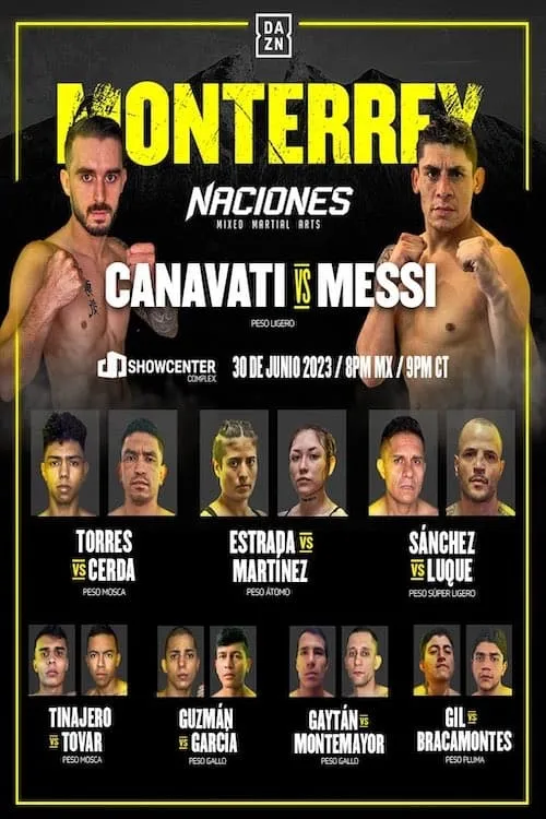 Póster de la película Naciones MMA 15: Monterrey