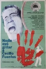 Póster de la película Nadie oyó gritar a Cecilio Fuentes