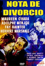 Herbert Marshall interpreta a Gray Meredith en Nota de divorcio