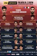 Yamin P.K.Saenchai es Self en ONE Friday Fights 59: Yamin vs. Ouraghi