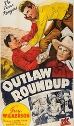 Dave O'Brien es Tex Wyatt en Outlaw Roundup