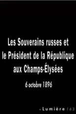 Portada de Paris : les souverains russes et le président de la République aux Champs-Élysées