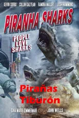 Frederic Doss en la película Piranha Sharks