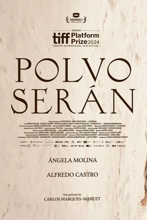 Póster de la película Polvo serán