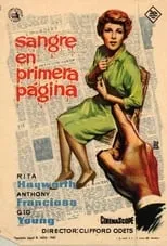 Póster de Sangre en primera página