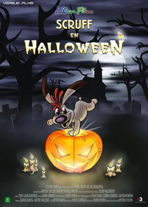 Póster de Scruff en Halloween