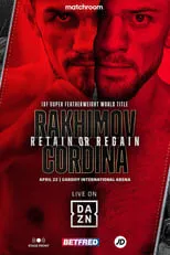 Poster de la película Shavkatdzhon Rakhimov vs. Joe Cordina - Películas hoy en TV