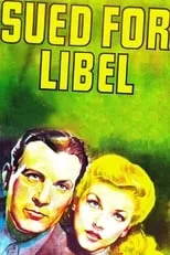 Poster de la película Sued for Libel - Películas hoy en TV