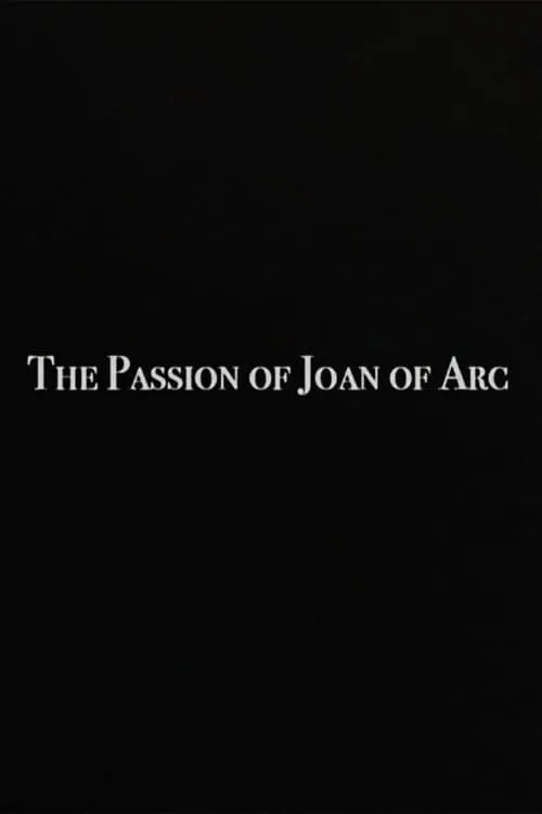 Marie Losier es  en The Passion of Joan of Arc