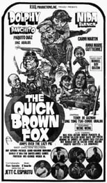 Conde Ubaldo interpreta a  en The Quick Brown Fox