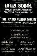 Louis Sobol es Radio executive en The Radio Murder Mystery