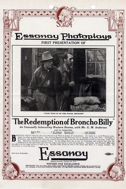 Póster de la película The Redemption of Broncho Billy