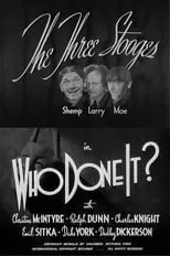 Gibb McLaughlin interpreta a Scientist en Who Done It?